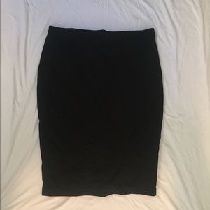 Black Business Pencil Skirt